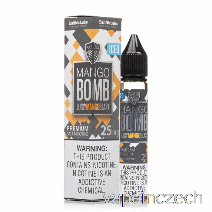 Ledová Mangová Bomba - Vgod Salts - 30ml 25mg Vape Bez Nikotinu